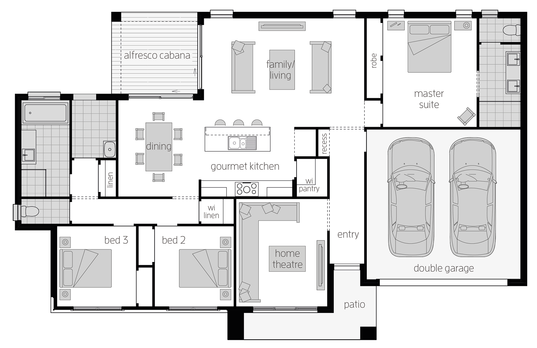 Architectural New Home Designs - Eaton Floor Plans